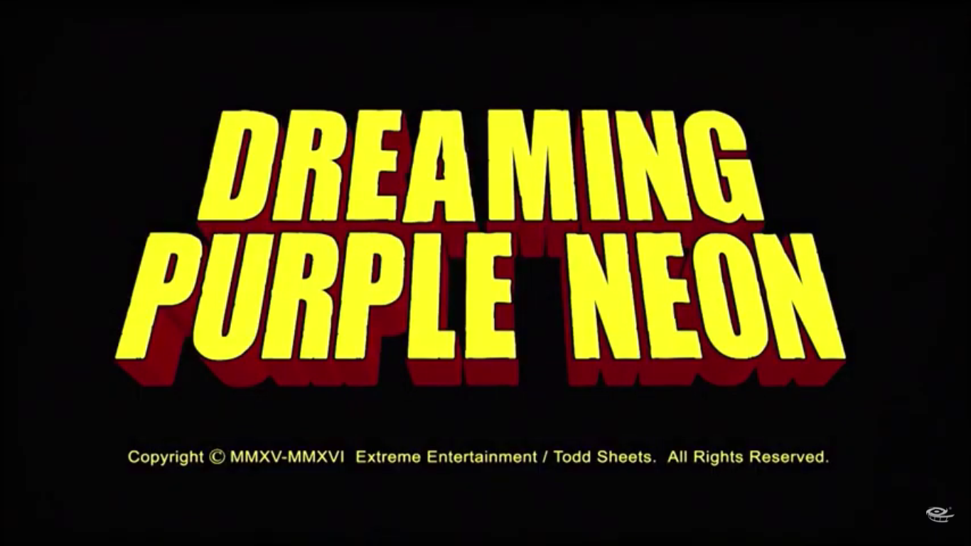 Dreaming purple neon